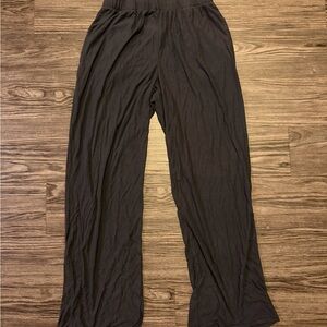 SKIMS Ribbed Lounge Pants – Black